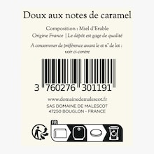 Miel d’Erable des Ardennes Les Abeilles de Malescot