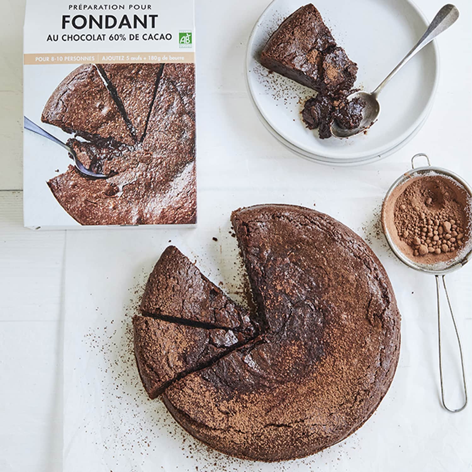 Préparation pour Fondant au chocolat 60 % de cacao Marlette