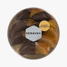 Tranches d'oranges au chocolat noir Genaveh