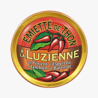 Émietté de thon à la luzienne au Piment d'Espelette et jambon de Bayonne Conserverie la Belle-Iloise