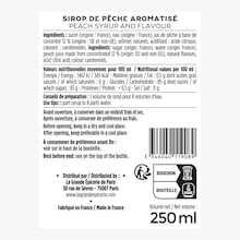Le sirop artisanal - Pêche La Grande Épicerie de Paris