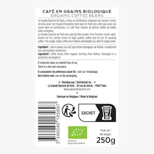 Le café Bolivie, pure origine, café en grains La Grande Épicerie de Paris