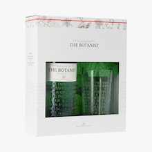 Gin The Botanist, sous coffret avec un verre The Botanist