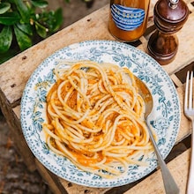 Sauce aux tomates jaunes et oignons Al dente la salsa
