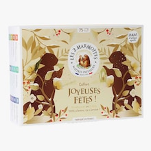Coffret th&eacute;s et infusions Joyeuses F&ecirc;tes Les 2 Marmottes