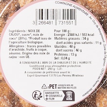 Noix de cajou bio caramélisée noix de coco Maison Naja