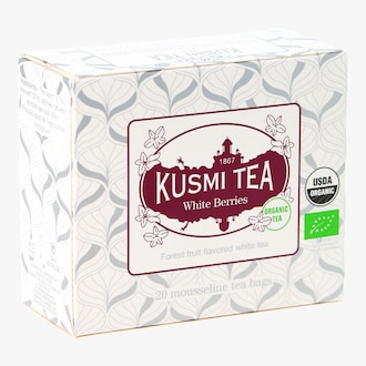Thé blanc aromatisé fruits des bois - 20 sachets mousseline Kusmi Tea
