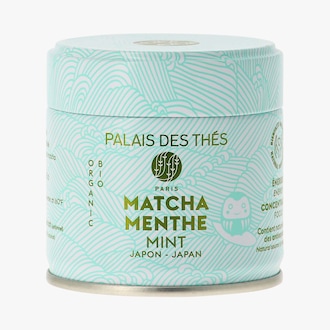 Matcha menthe bio Palais des Th&eacute;s