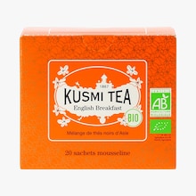 Thé English Breakfast bio - 20 sachets mousseline Kusmi Tea