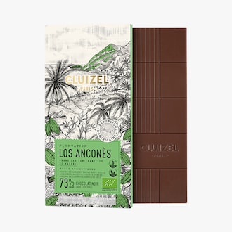 Tablette Plantation Los Anconès Noir bio 73% Cluizel