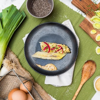 Poireaux vinaigrette, mimosa null