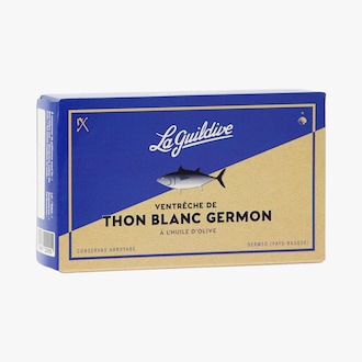 Ventr&egrave;che de thon blanc germon &agrave; l&rsquo;huile d&rsquo;olive La Guildive