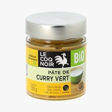 Pâte de curry vert bio Le Coq Noir