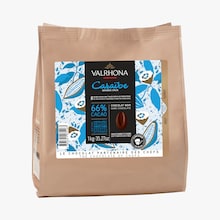 Noir Caraïbe, chocolat noir 66%, à pâtisser Valrhona