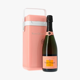 Champagne Veuve Clicquot Cooler, Rosé, sous coffret glacière Veuve Clicquot