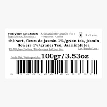 Thé vert au jasmin - Thé vert de Chine & fleurs de jasmin Compagnie & Co