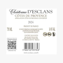 Ch&acirc;teau d&rsquo;Esclans, AOC C&ocirc;tes de Provence, 2024 Ch&acirc;teau d'Esclans