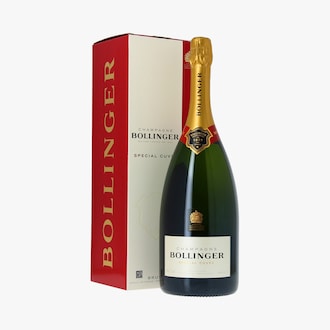 Magnum de Champagne Bollinger, Special Cuv&eacute;e, sous &eacute;tui Champagne Bollinger