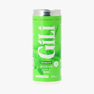 Gili citron vert et basilic pétillant Gili