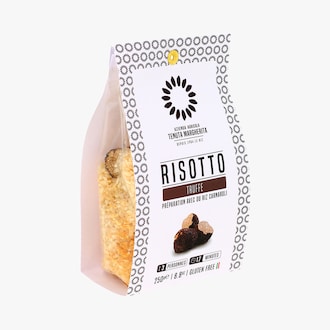 Risotto à la truffe - préparation avec du riz carnaroli Riso Margherita