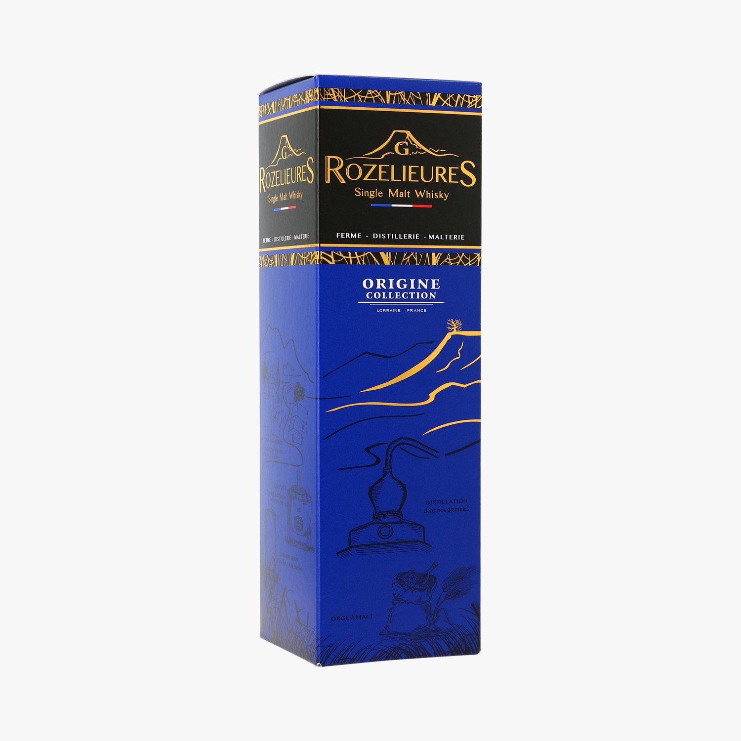 G. Rozelieures, Fumé Collection, Single malt whisky, sous étui - G