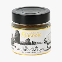 Rillettes de porc "Blanc de l'Ouest" au sarrasin breton bio La Collection de Guénolé