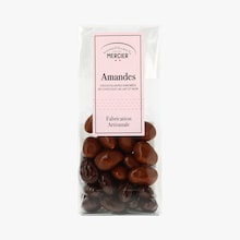 Amandes croustillantes enrob&eacute;es de chocolat au lait et noir Maison Mercier