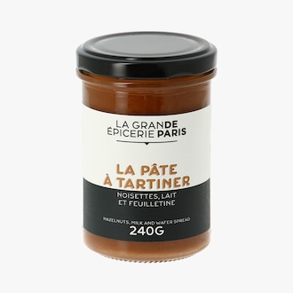 Pâte à tartiner noisette, lait et feuilletine La Grande Épicerie de Paris