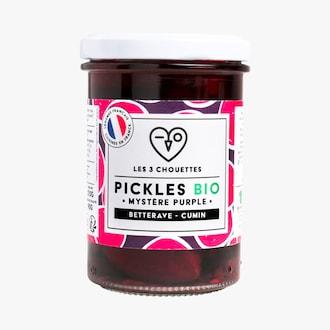 Pickles bio betterave cumin Les 3 chouettes