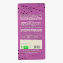 Tablette de chocolat 70&nbsp;% fourr&eacute; p&acirc;te de s&eacute;same noir bio Encuentro