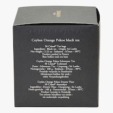 Thé noir Ceylan O.P. - Boîte de 50 sachets Dammann Frères