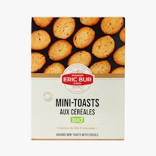 Mini-toasts grill&eacute;s bio aux c&eacute;r&eacute;ales Eric Bur
