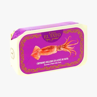 Encornets à l'huile d'olive farcis El Tato