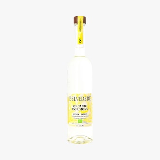 Organic infusions, citron & basilic avec une note de fleur de sureau, Belvedere Belvedere