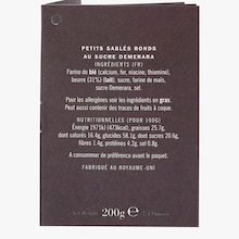 Petits sablés ronds au sucre demerara Cartwright & Butler