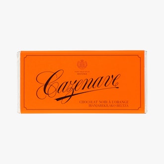 Tablette chocolat noir &agrave; l&rsquo;orange 60&nbsp;%, N&deg;5, biologique Cazenave
