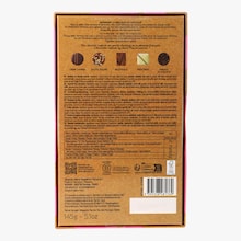 Coffret 15 chocolats noirs, laits et blancs Valrhona