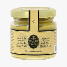 Moutarde aromatis&eacute;e &agrave; la truffe noire 2,5&nbsp;% Tuber melanosporum Vitt. Maison de la Truffe