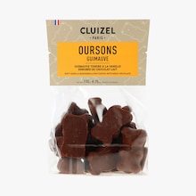 Oursons guimauve enrobés de chocolat au lait Cluizel