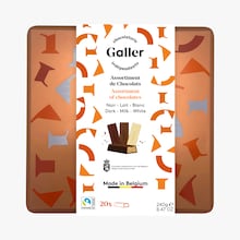 Assortiment de mini bâtons de chocolat fourrés Galler