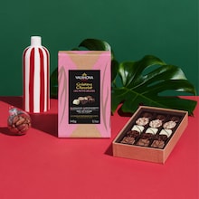 Coffret 15 chocolats noirs, laits et blancs Valrhona