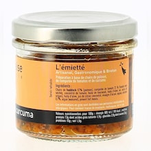 &Eacute;miett&eacute; haddock, compot&eacute;e de tomates et curcuma Paimpolaise Conserverie