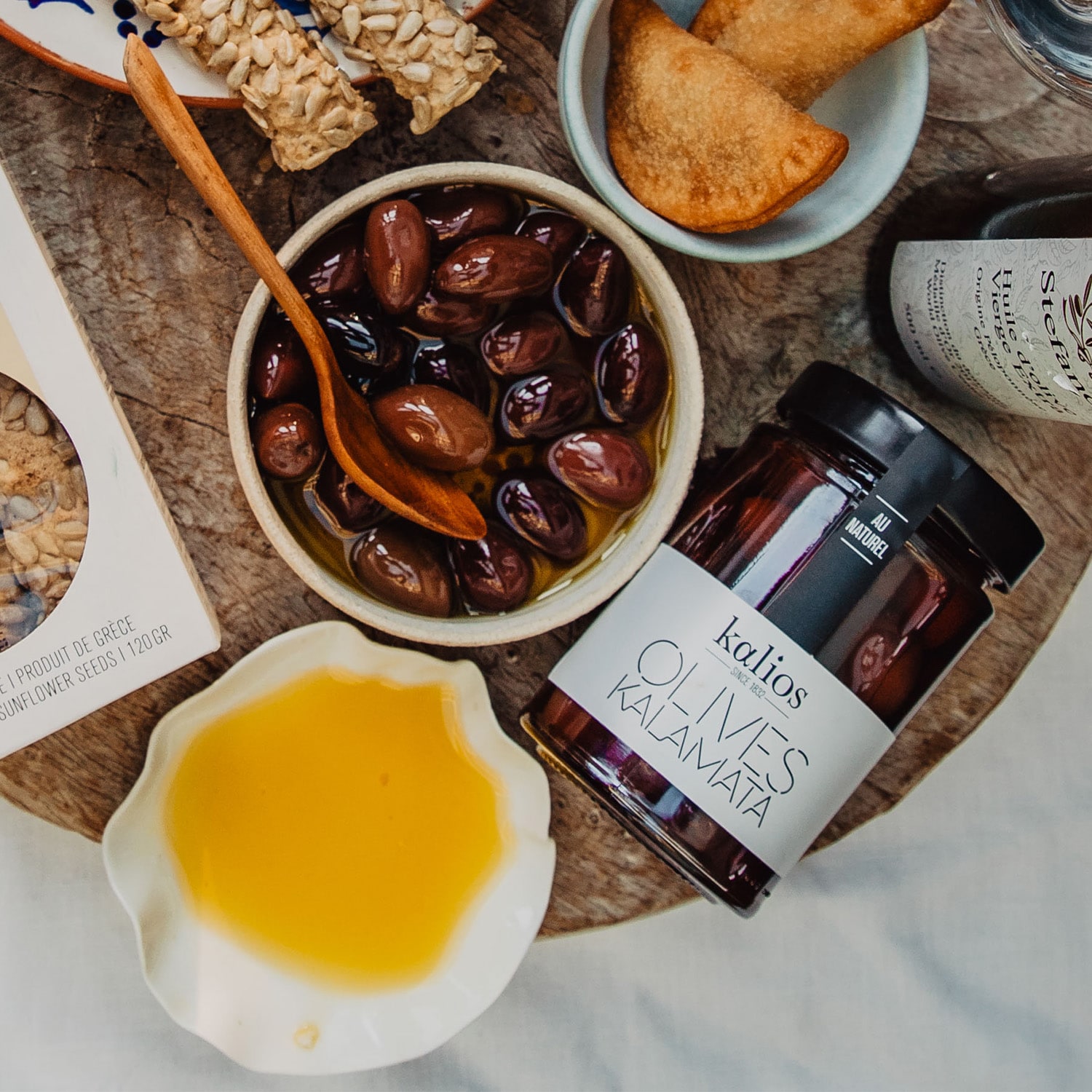 Olives kalamata au naturel Kalios