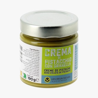 Crème de pistache et éclats de pistache Les Deux Siciles