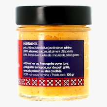 Houmous, pois chiche, piment d'Espelette Bidaian