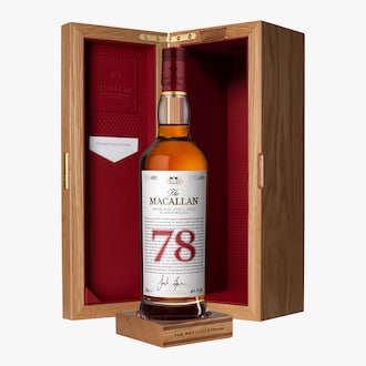 The Macallan, Red Collection, Highland single malt Scotch whisky, 78 ans d'âge, sous coffret The Macallan