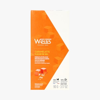 Caramelatte fleur de sel - Chocolat lait 35&nbsp;% cacao Weiss