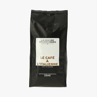 Le café à l'italienne, café en grains La Grande Épicerie de Paris