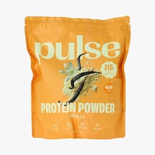 Poudre prot&eacute;in&eacute;e v&eacute;g&eacute;tale &agrave; la vanille Pulse