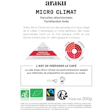Café moulu - 100 % arabica - Micro climat Araku Coffee